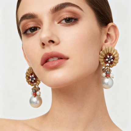 Vintage pearl earrings