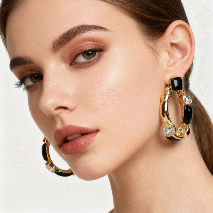 Circular earrings
