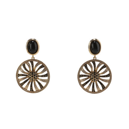 Antique style alloy earrings